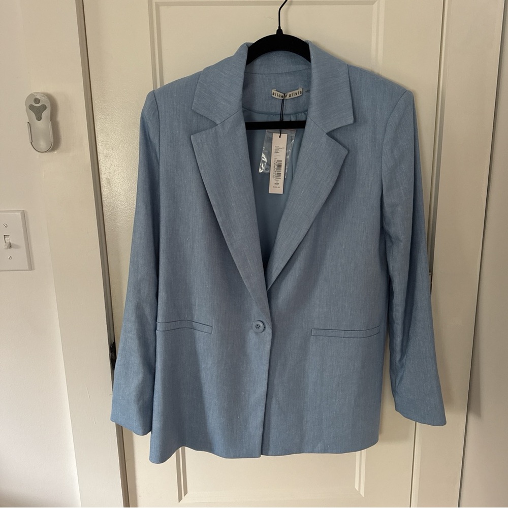 Alice + Olivia Sky Blue Jacket
